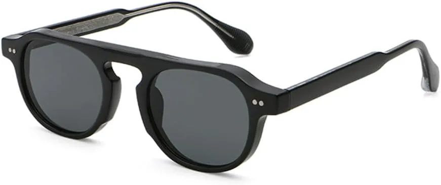 Солнцезащитные очки в круглой оправе для женщин, ретро-солнцезащитные очки для мужчин, ацетат CP, женская отделка, защита от ультрафиолета UV400 HCPIHF, Black
Солнцезащитные очки в круглой оправе для женщин, ретро-солнцезащитные очки для мужчин, ацетат CP, женская отделка, защита от ультрафиолета UV400 HCPIHF, Black