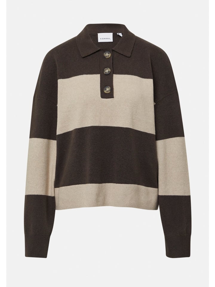 вязаный свитер 84X8_темно-коричневый comma
вязаный свитер 84X8_темно-коричневый comma