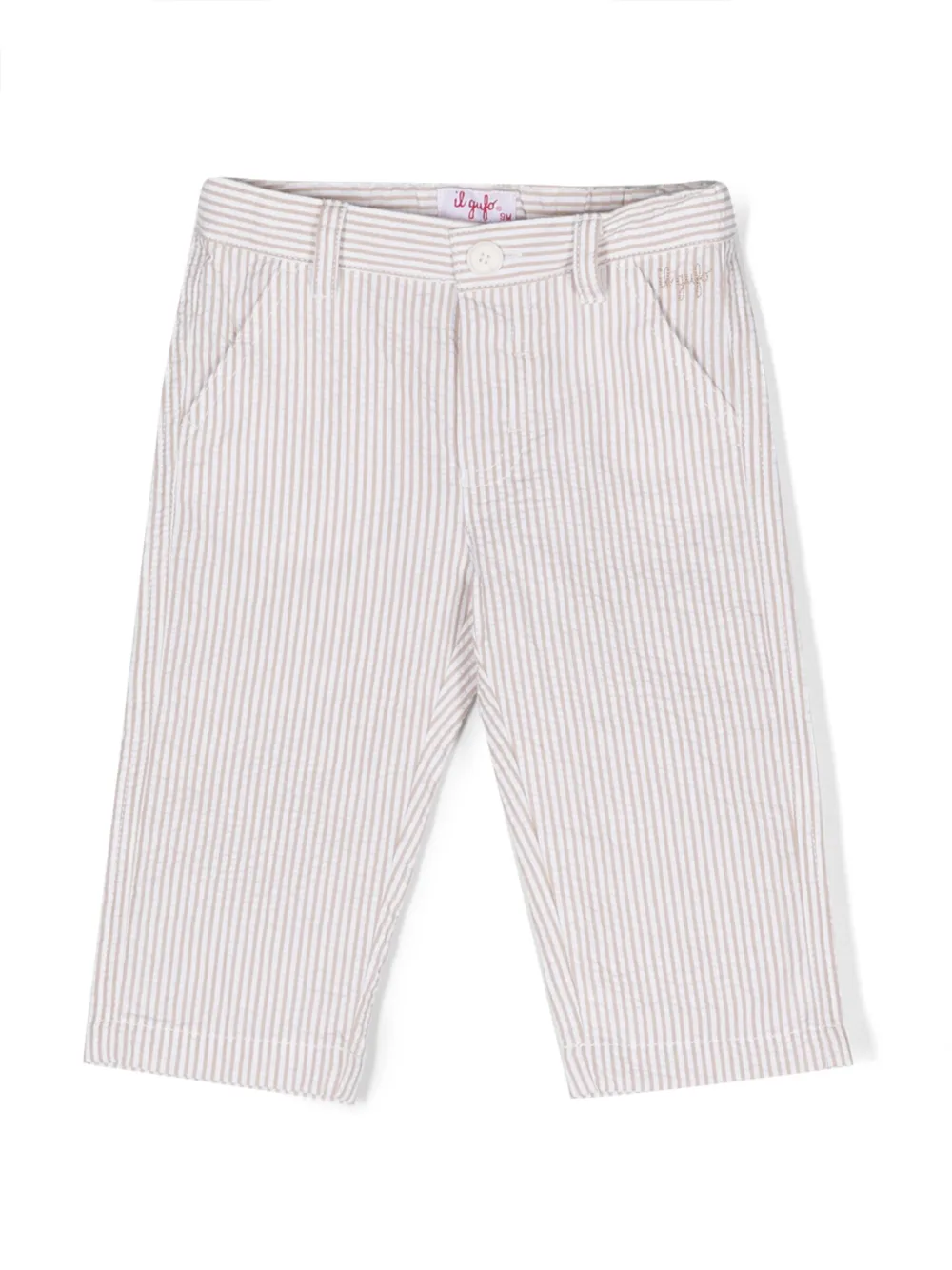 Брюки с вышитым логотипом Il Gufo, белый
Брюки с вышитым логотипом Il Gufo, белый