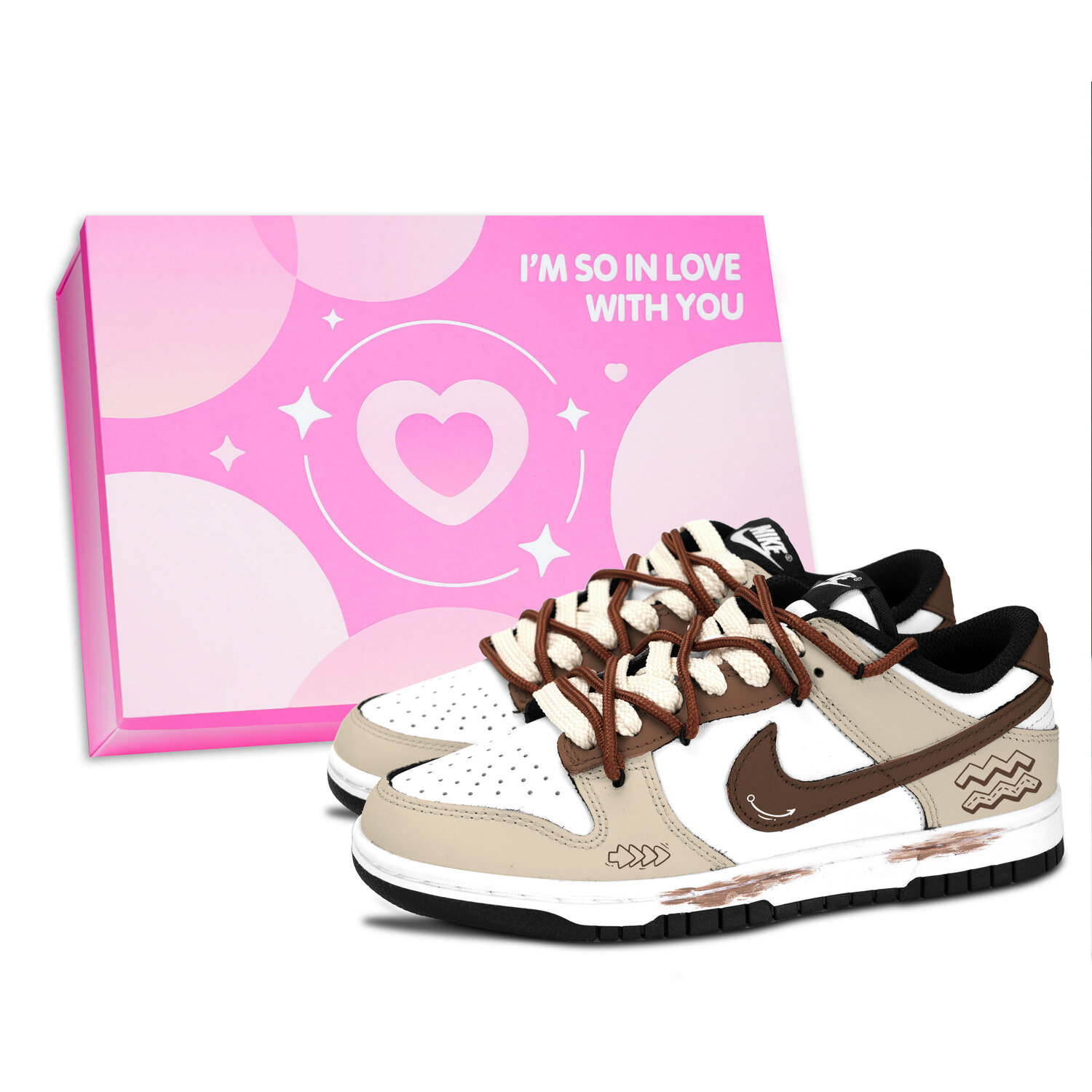 Nike Данки черно-белые, геометрические коричневые нескользящие устойчивые к истиранию низкие скейтерские кроссовки унисекс цвета хаки, цвет Khaki
Nike Данки черно-белые, геометрические коричневые нескользящие устойчивые к истиранию низкие скейтерские кроссовки унисекс цвета хаки, цвет Khaki