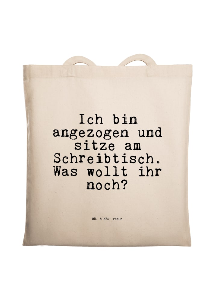 Mr. & Mrs. Panda Сумка-шоппер «Я одета и...» с надписью кремового цвета
Mr. & Mrs. Panda Сумка-шоппер «Я одета и...» с надписью кремового цвета