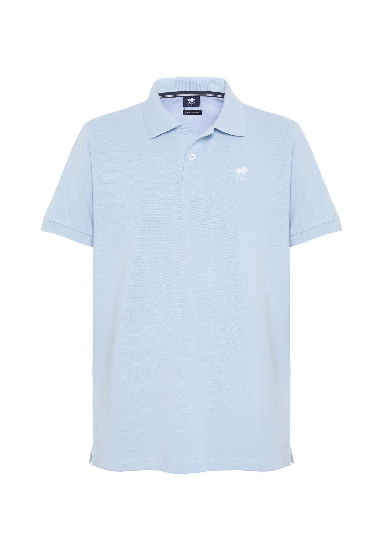 Рубашка-поло лаконичного дизайна с прошитыми этикетками POLO SYLT, цвет 16-3922 Brunnera Blue
Рубашка-поло лаконичного дизайна с прошитыми этикетками POLO SYLT, цвет 16-3922 Brunnera Blue