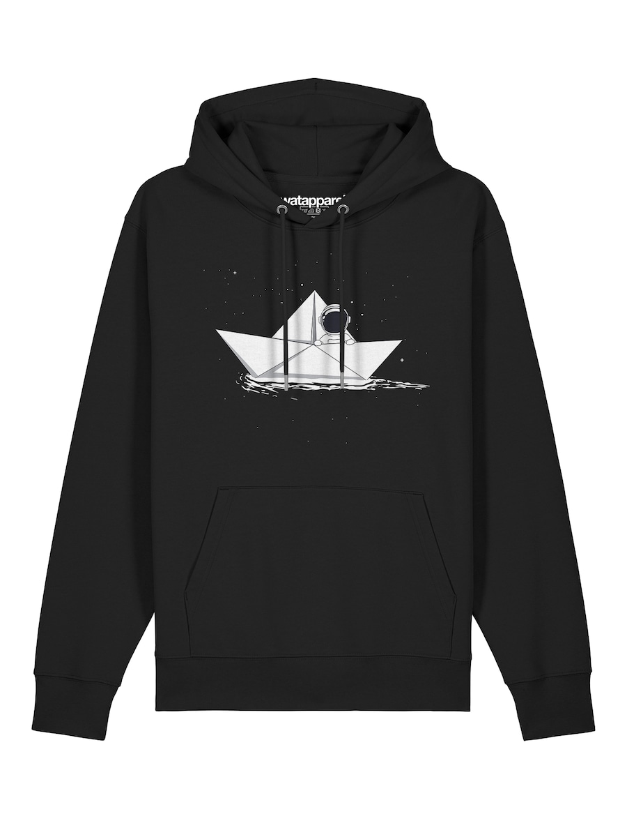 Толстовка Watapparel Astronaut in paper boat, черный
Толстовка Watapparel Astronaut in paper boat, черный