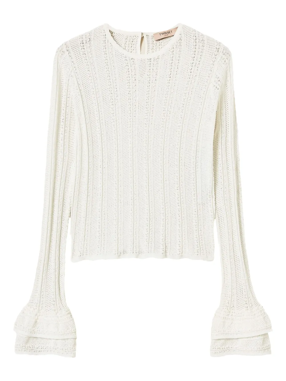 Топ с оборками TWINSET, белый
Топ с оборками TWINSET, белый