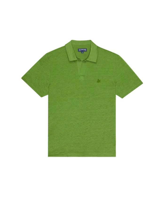 Простая льняная трикотажная рубашка-поло для мужчин Vilebrequin, зеленый
Простая льняная трикотажная рубашка-поло для мужчин Vilebrequin, зеленый