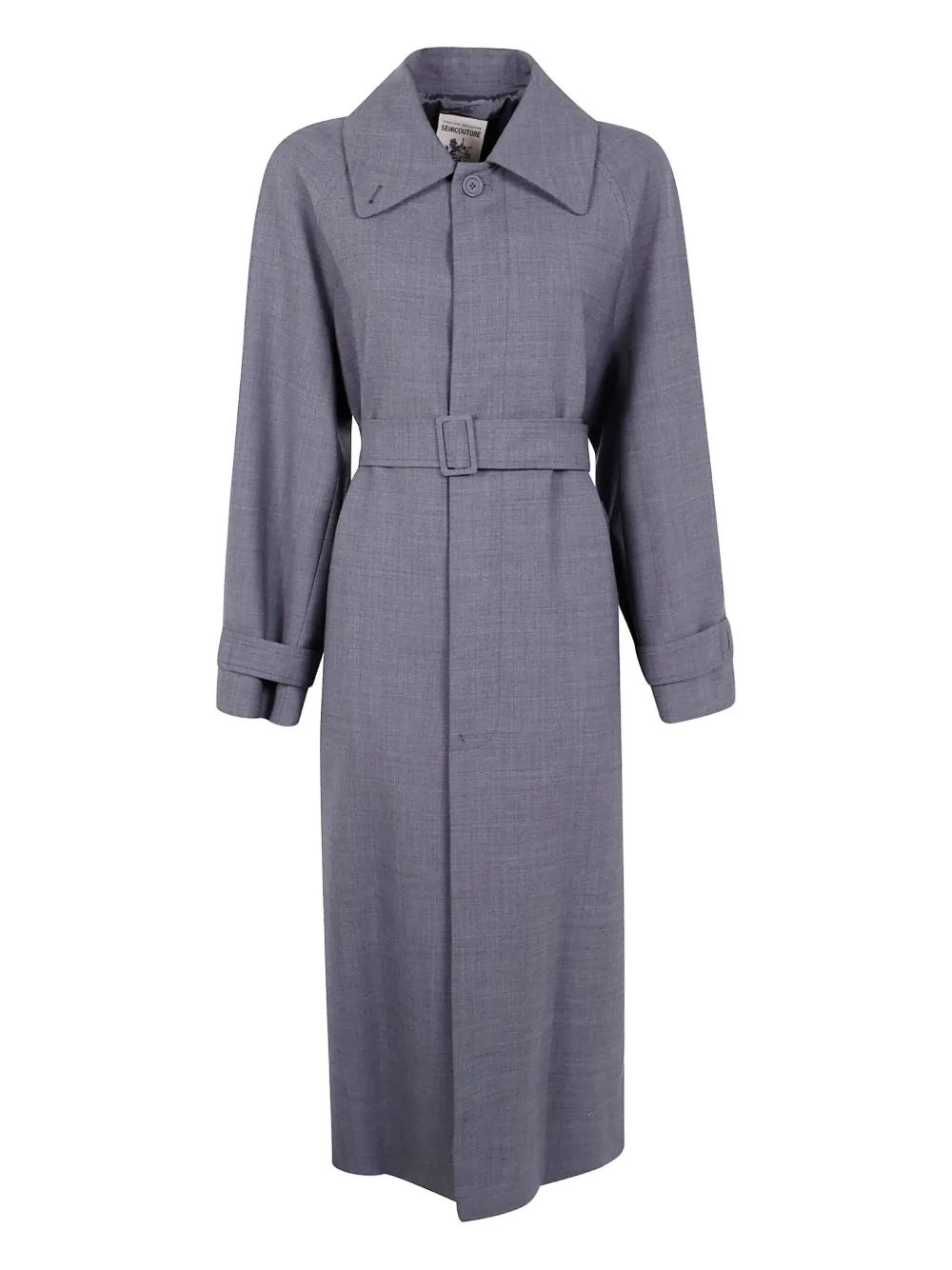 Пальто с поясом и воротником Semicouture, серый
Пальто с поясом и воротником Semicouture, серый