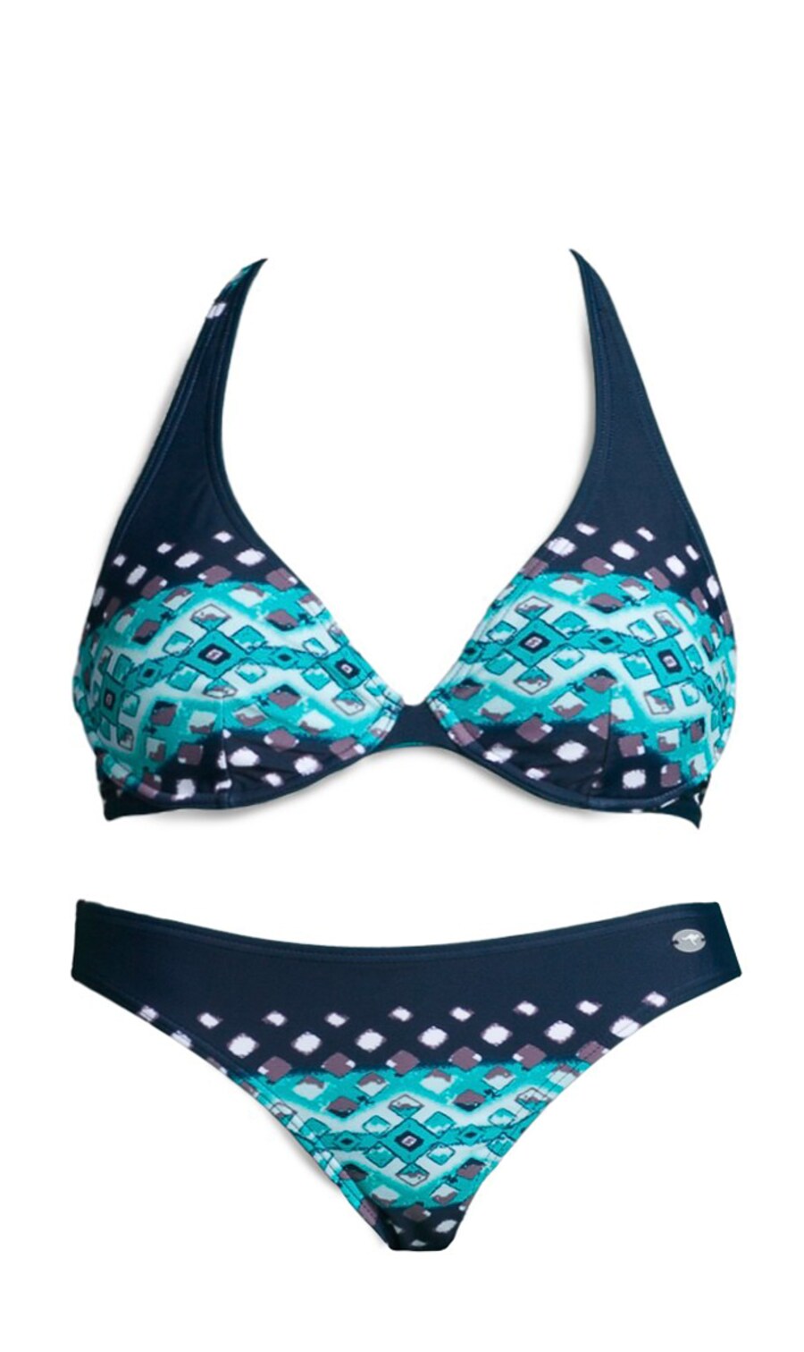 Бикини на косточках KangaROOS Triangle Sports Bikini, цвет ivory/blue
Бикини на косточках KangaROOS Triangle Sports Bikini, цвет ivory/blue