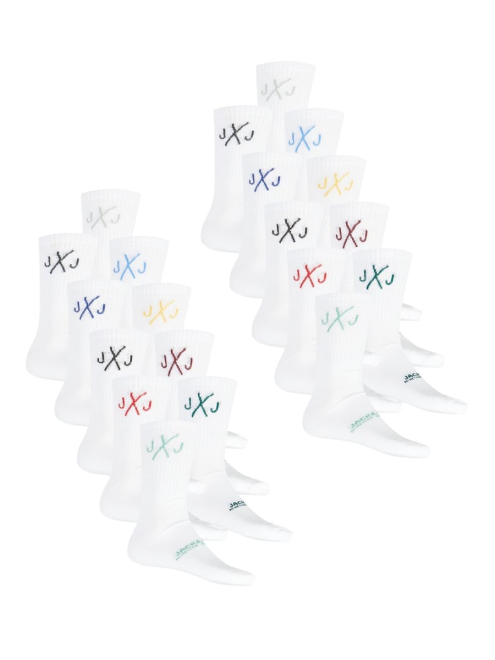 Jack & Jones Теннисные носки JACDIRECT, упаковка из 20 штук, белые
Jack & Jones Теннисные носки JACDIRECT, упаковка из 20 штук, белые