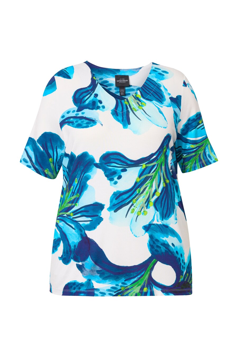 Рубашка Ulla Popken, светло-синий/темно-синий
Рубашка Ulla Popken, светло-синий/темно-синий