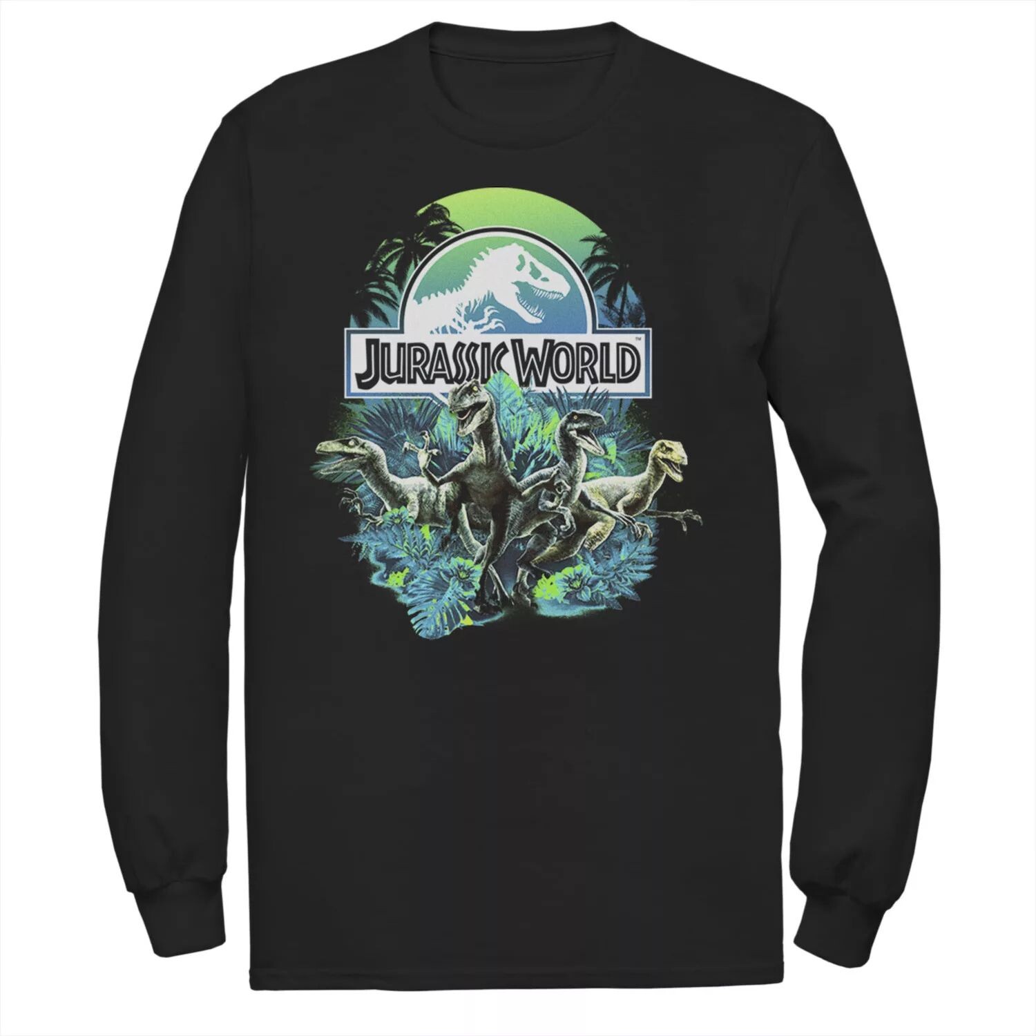 Мужская футболка Jungle Velociraptor Attack Jurassic World, черный
Мужская футболка Jungle Velociraptor Attack Jurassic World, черный