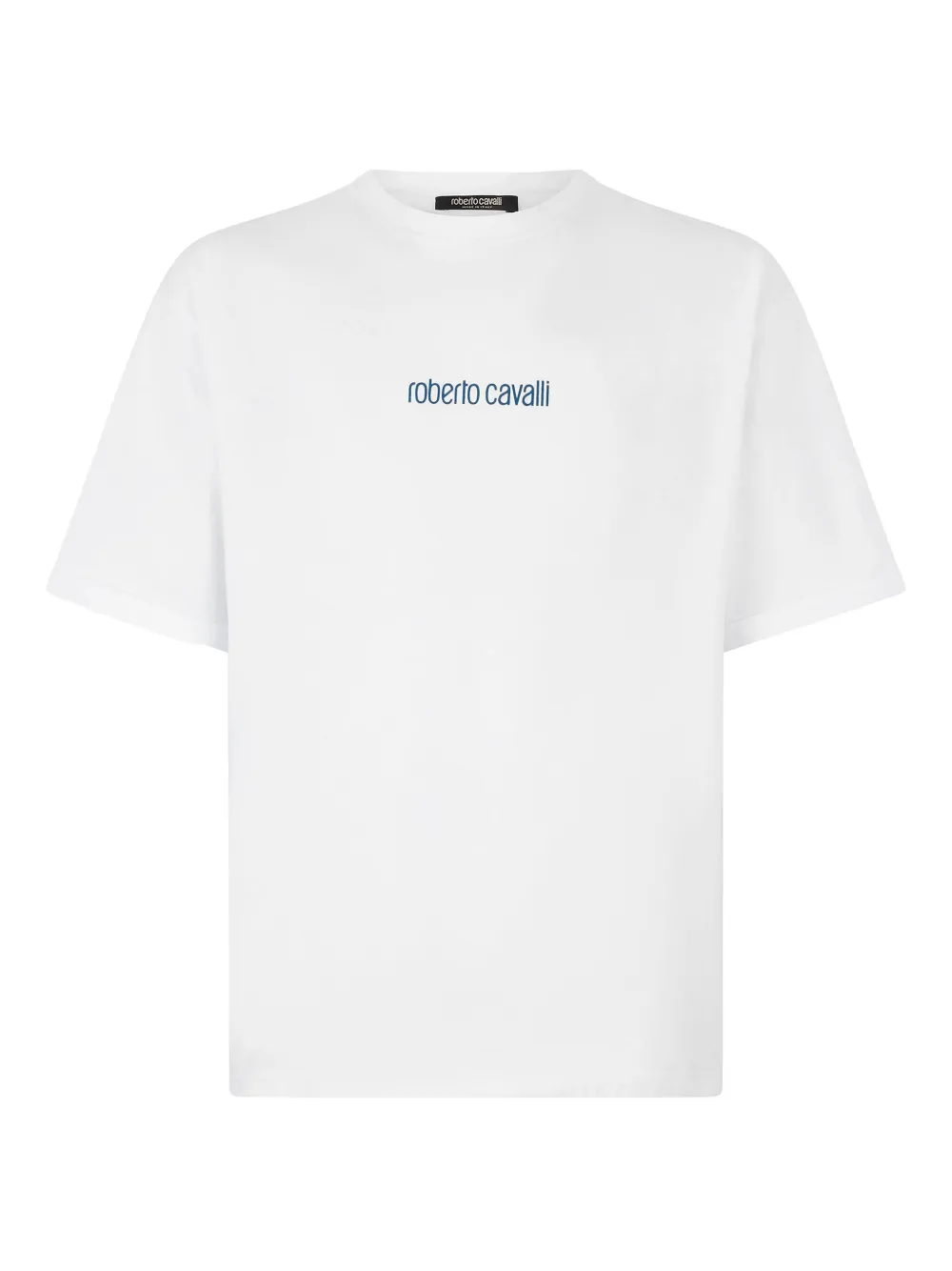 Футболка с логотипом Roberto Cavalli, белый 
Футболка с логотипом Roberto Cavalli, белый
