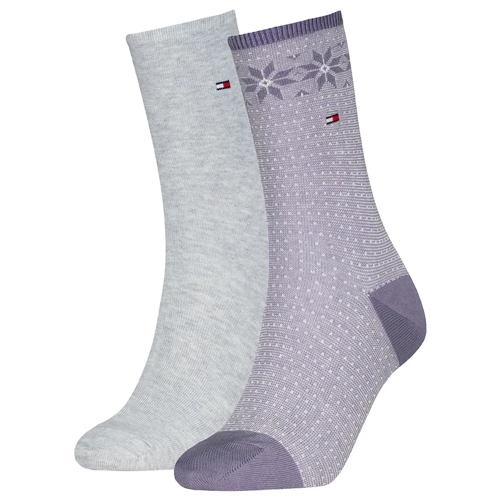 Носки 2 шт Tommy Hilfiger Fair Isle, серый 
Носки 2 шт Tommy Hilfiger Fair Isle, серый