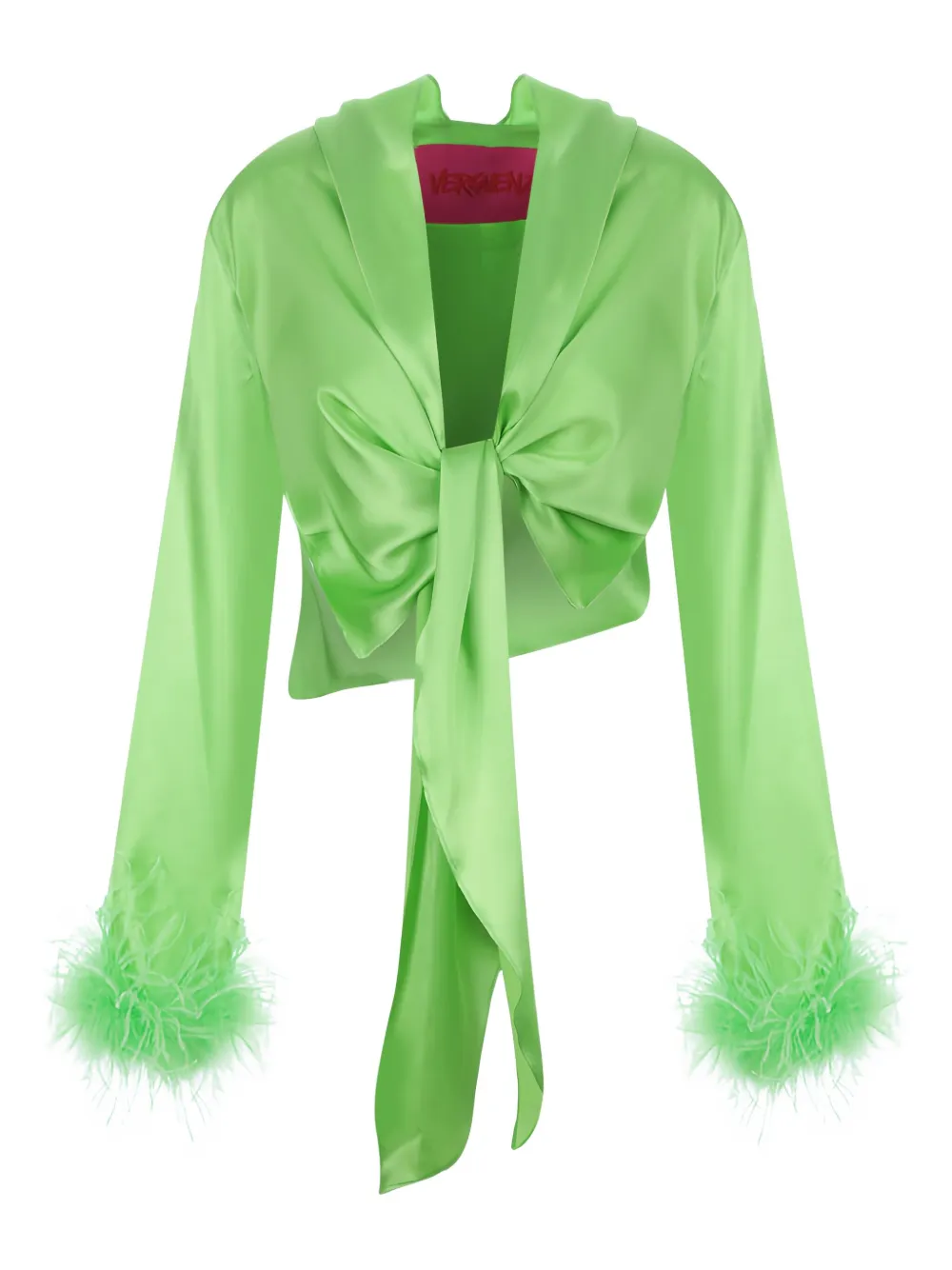 Блузка с перьями Verguenza, зеленый
Блузка с перьями Verguenza, зеленый