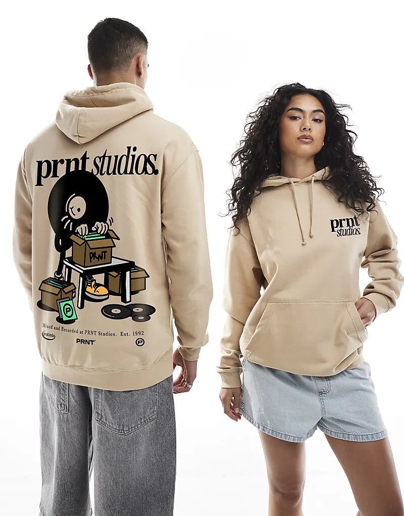 PRNT Prnt studios Виниловая свободная толстовка песочного цвета
PRNT Prnt studios Виниловая свободная толстовка песочного цвета