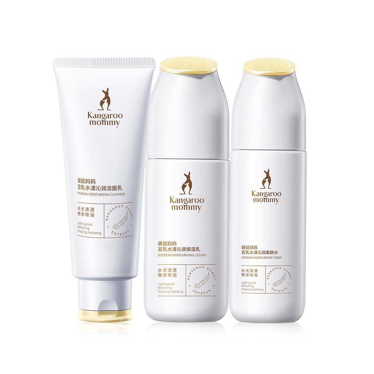 Соевое молоко гель увлажняющий набор для ухода за кожей увлажняющий и питательный набор для очищения 3/4 шт Kangaroo Mommy
Соевое молоко гель увлажняющий набор для ухода за кожей увлажняющий и питательный набор для очищения 3/4 шт Kangaroo Mommy