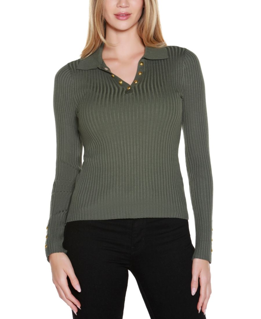 Женский свитер с длинными рукавами и воротником-стойкой Belldini, Utility Green, Gold
Женский свитер с длинными рукавами и воротником-стойкой Belldini, Utility Green, Gold