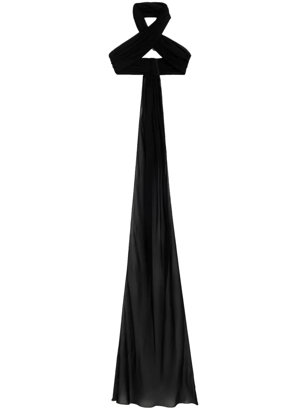 Шелковый топ с запахом AMI Paris, черный
Шелковый топ с запахом AMI Paris, черный