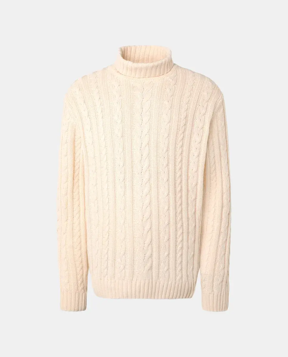 Мужской свитер с высоким воротом Aranes Green Coast, экрю
Мужской свитер с высоким воротом Aranes Green Coast, экрю