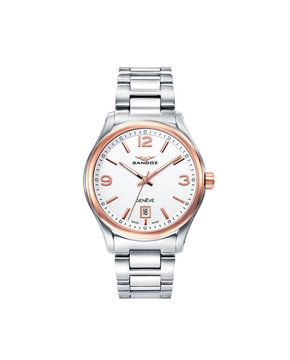 Мужские часы со стальным браслетом из коллекции Casuel Sandoz, серебро
Мужские часы со стальным браслетом из коллекции Casuel Sandoz, серебро