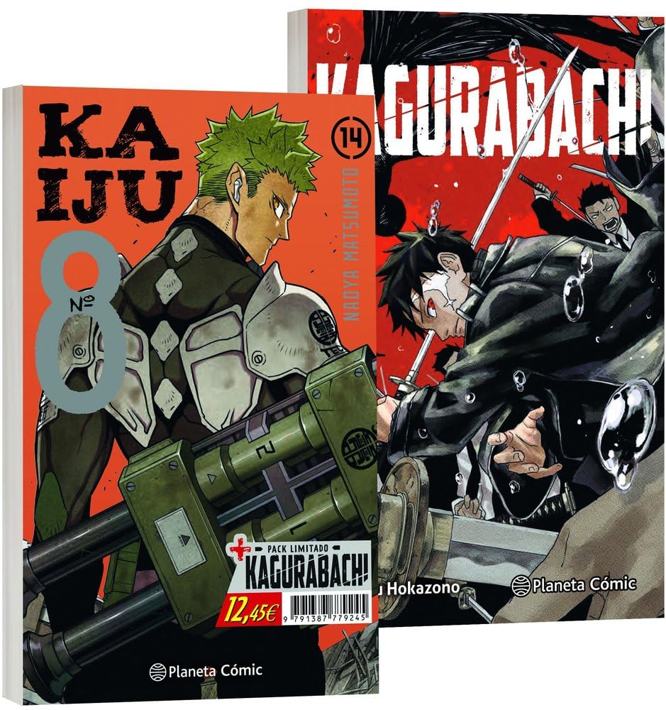 Kaiju 8 nº 14 + Kagurabachi nº 01 (Pack especial) (Planeta Cómic)
Kaiju 8 nº 14 + Kagurabachi nº 01 (Pack especial) (Planeta Cómic)