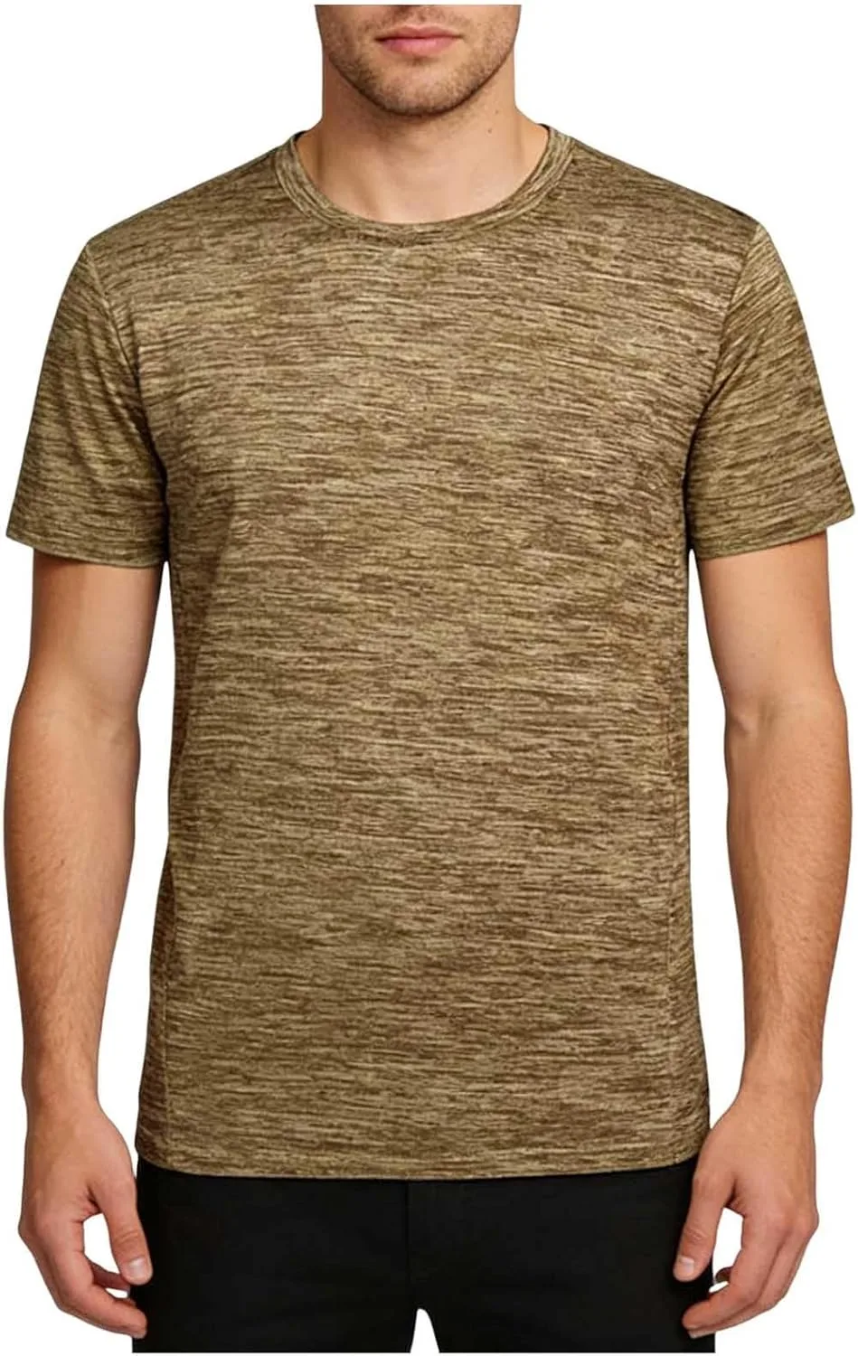 Мужская однотонная футболка с коротким рукавом Casual Crewneck
Мужская однотонная футболка с коротким рукавом Casual Crewneck