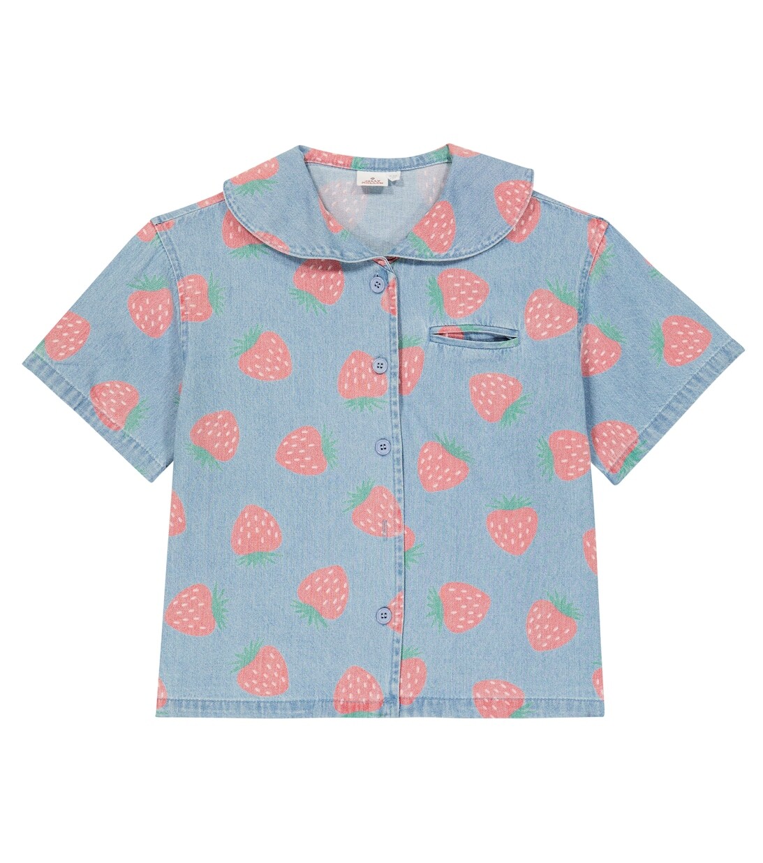 Джинсовая рубашка с принтом Jellymallow, синий
Джинсовая рубашка с принтом Jellymallow, синий