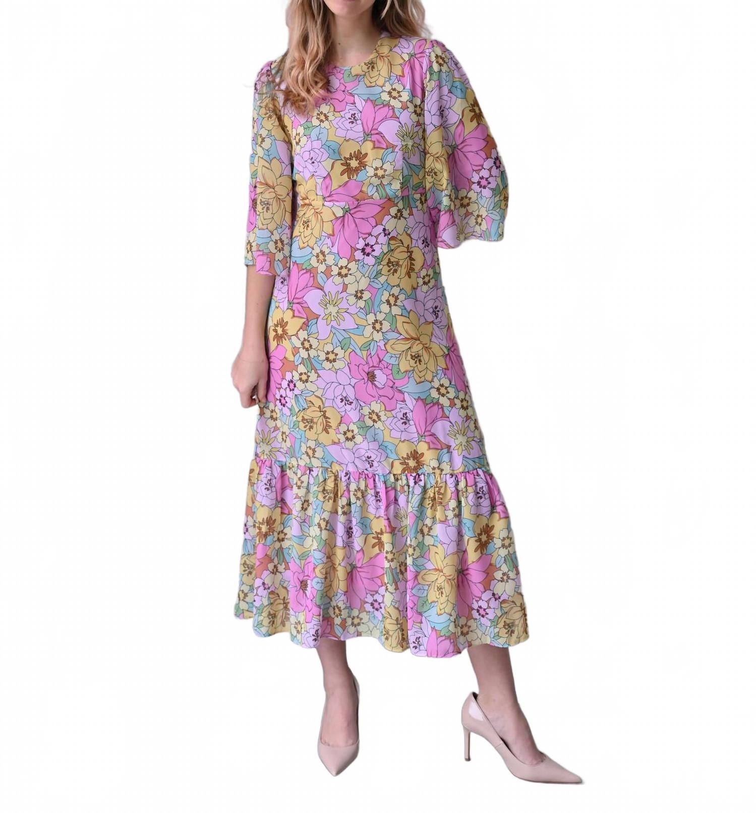 Платье Adrianna в розовый цветочек PERO New York
Платье Adrianna в розовый цветочек PERO New York