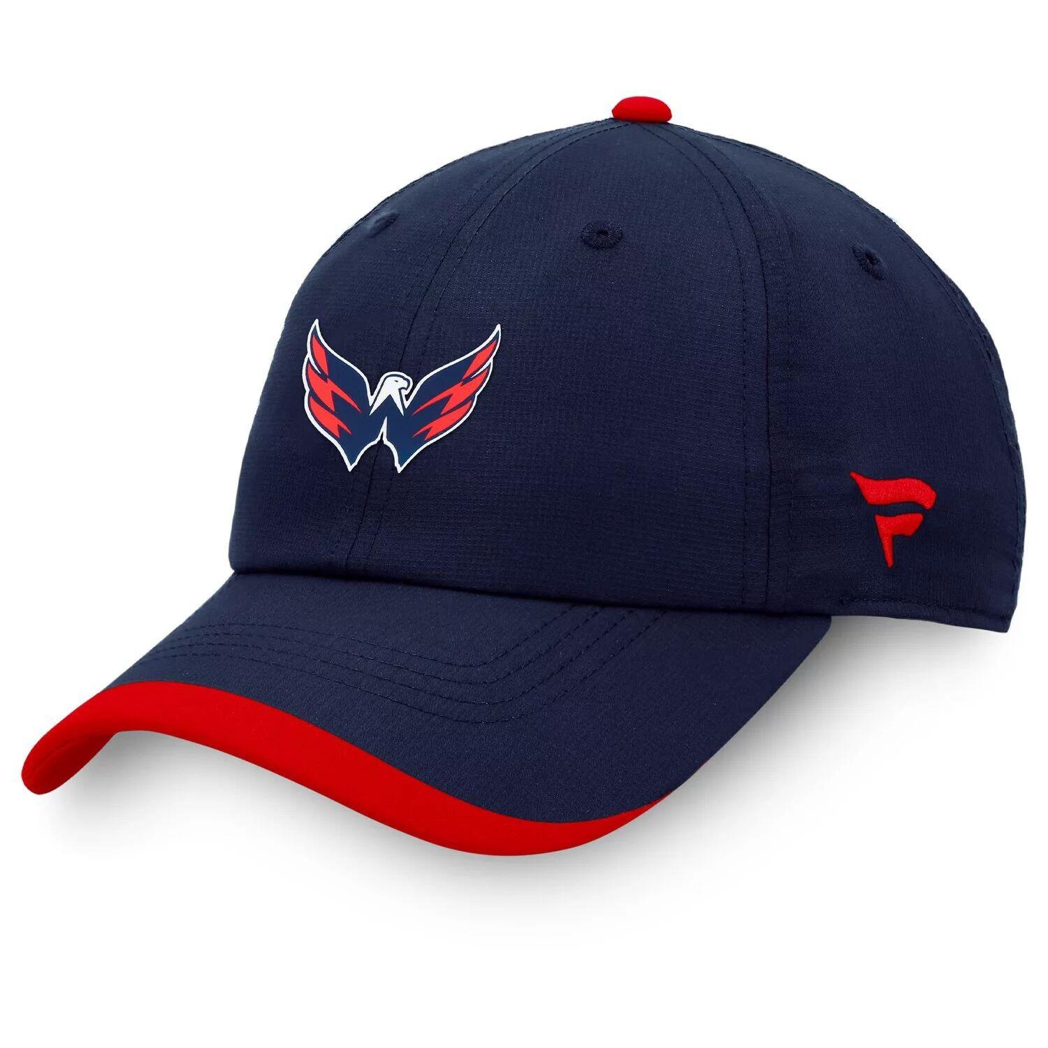 Мужская регулируемая шапка темно-синего цвета с фирменным логотипом Fanatics Washington Capitals Authentic Pro Rink Pinnacle
Мужская регулируемая шапка темно-синего цвета с фирменным логотипом Fanatics Washington Capitals Authentic Pro Rink Pinnacle