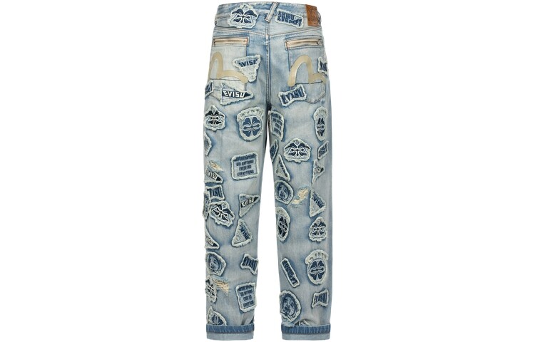 Джинсы мужские деним синие Evisu, синий
Джинсы мужские деним синие Evisu, синий