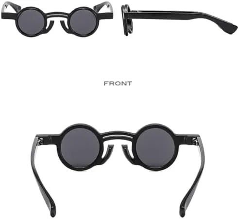 Ретро-очки в стиле панк, маленькие круглые, 2027 год, для женщин, модные двухцветные, для мужчин, трендовые хип-хоп солнцезащитные очки UV400 MTZJH, Black Red
Ретро-очки в стиле панк, маленькие круглые, 2027 год, для женщин, модные двухцветные, для мужчин, трендовые хип-хоп солнцезащитные очки UV400 MTZJH, Black Red