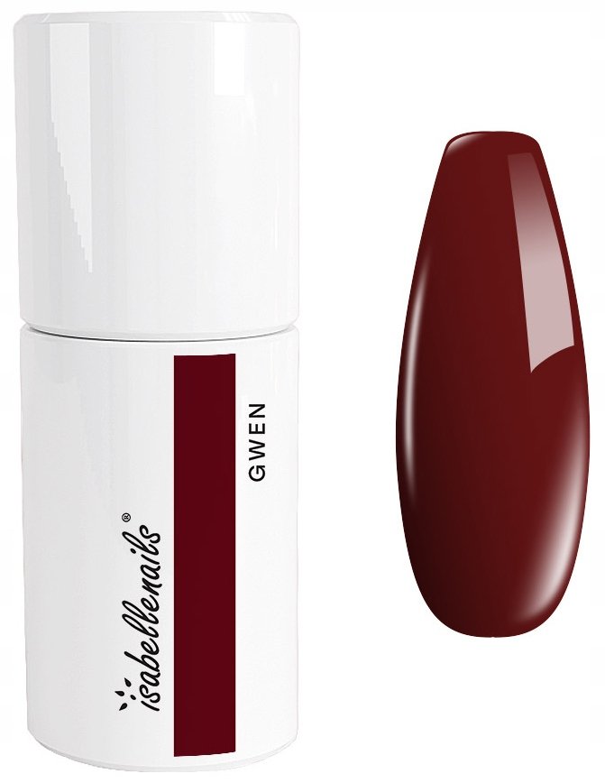 ГИБРИДНЫЙ ЛАК ДЛЯ НОГТЕЙ 64. GWEN ISABELLENAILS BURGUNDY 
ГИБРИДНЫЙ ЛАК ДЛЯ НОГТЕЙ 64. GWEN ISABELLENAILS BURGUNDY