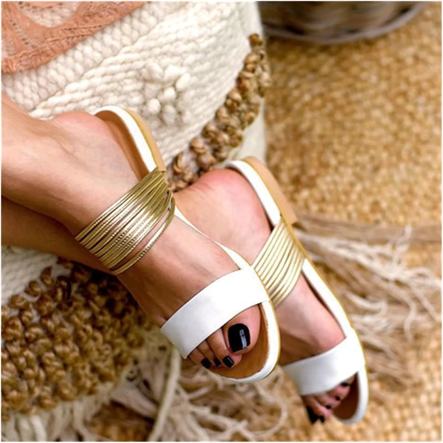 Женские сандалии - женские сандалии с открытым носком, поддержка для женщин, нарядные, женские летние йога-шлепанцы на плоской подошве, пляжная обувь, повседневные шлепанцы с открытым носком (Цвет: светло-розовый, Размер: 9) Fodalob, белый
Женские сандалии - женские сандалии с открытым носком, поддержка для женщин, нарядные, женские летние йога-шлепанцы на плоской подошве, пляжная обувь, повседневные шлепанцы с открытым носком (Цвет: светло-розовый, Размер: 9) Fodalob, белый