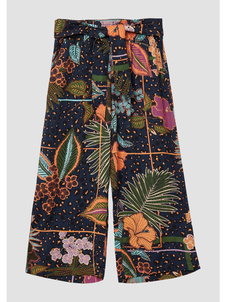 Тканевые брюки s.Oliver, цвет blau-mehrfarbig 
Тканевые брюки s.Oliver, цвет blau-mehrfarbig