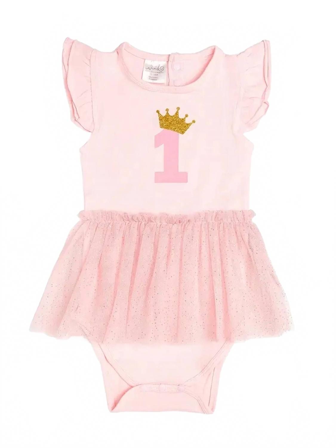 Боди с юбкой-пачкой для первого дня рождения малыша в светло-розовом цвете SWEET wink 
Боди с юбкой-пачкой для первого дня рождения малыша в светло-розовом цвете SWEET wink