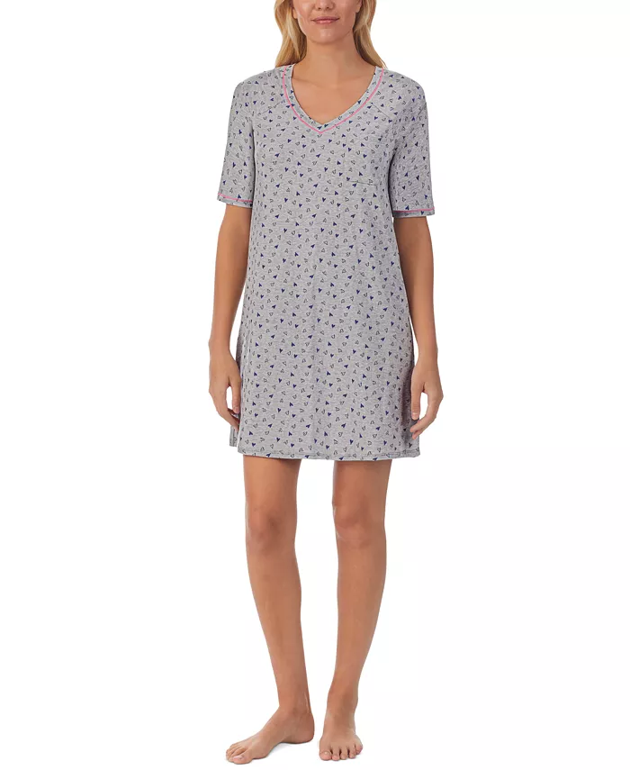 Футболка для сна с влагоотводящим эффектом и укороченными рукавами Cuddl Duds, серебряный
Футболка для сна с влагоотводящим эффектом и укороченными рукавами Cuddl Duds, серебряный