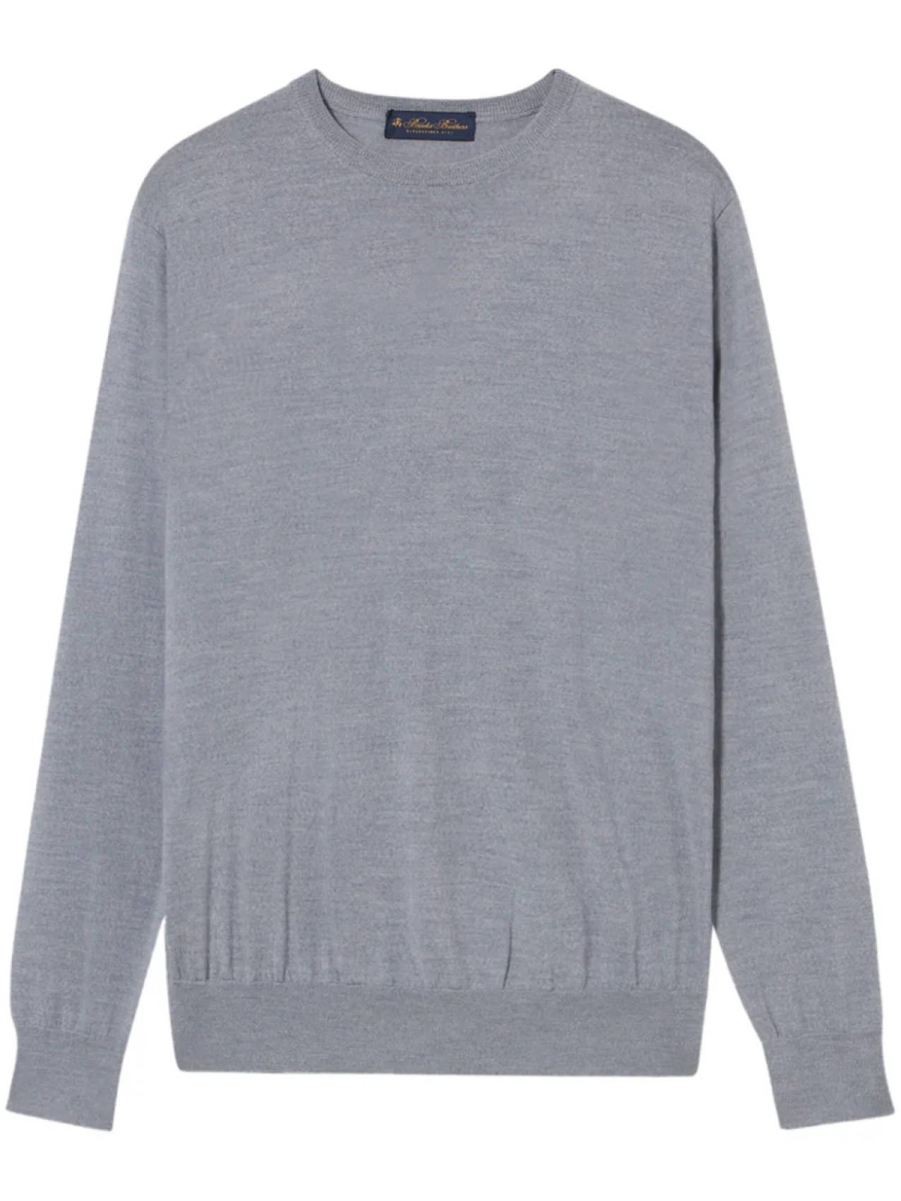 Джемпер из шерсти мериноса с круглым вырезом Brooks Brothers, серый
Джемпер из шерсти мериноса с круглым вырезом Brooks Brothers, серый