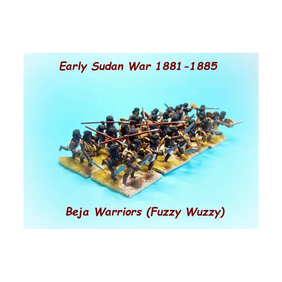 Отряд воинов Беджа, Early Sudan War 1881-1885 - Beja Warriors (28mm)
Отряд воинов Беджа, Early Sudan War 1881-1885 - Beja Warriors (28mm)