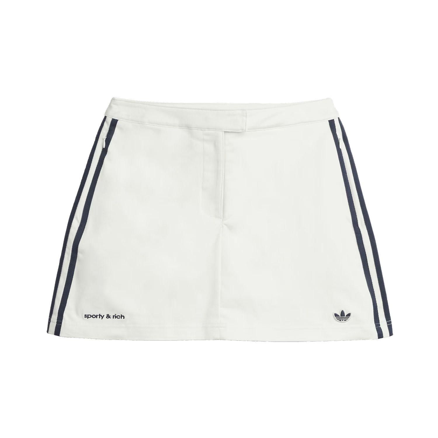 Спортивная юбка-шорты Sporty & Rich Adidas Originals, ярко-белый/темно-синий
Спортивная юбка-шорты Sporty & Rich Adidas Originals, ярко-белый/темно-синий