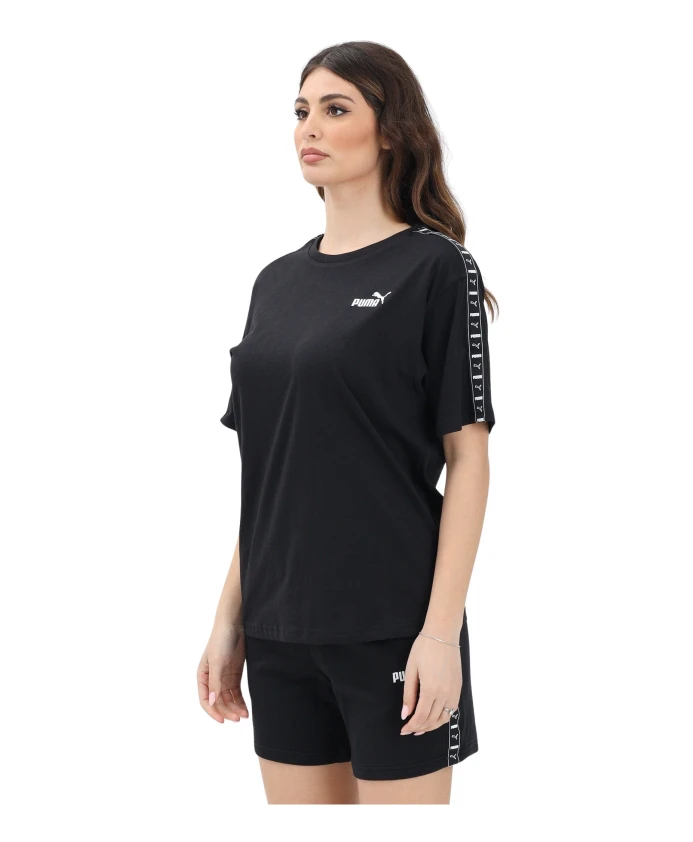 Черная футболка и рубашка-поло с лентой Puma, черный
Черная футболка и рубашка-поло с лентой Puma, черный