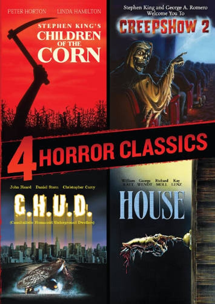 Диск DVD Children Of The Corn / Creepshow 2 / C.H.U.D. / House
Диск DVD Children Of The Corn / Creepshow 2 / C.H.U.D. / House