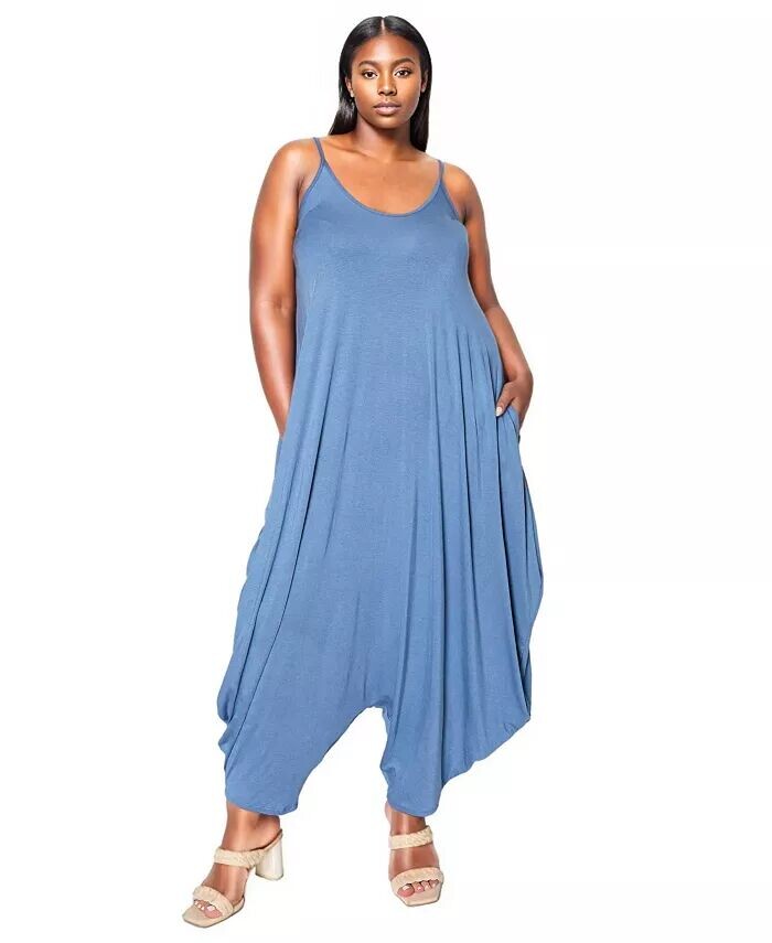 Плюс размер Комбинезон Quinn с карманом-тюльпаном L I V D, синий
Плюс размер Комбинезон Quinn с карманом-тюльпаном L I V D, синий