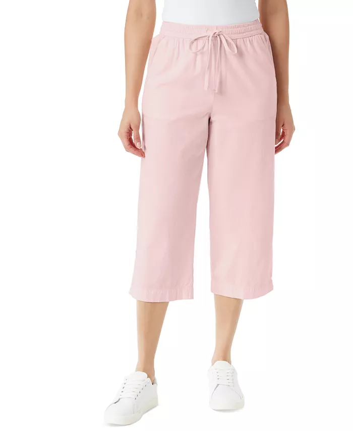 Женские укороченные хлопковые брюки Blaine на резинке Gloria Vanderbilt, розовый
Женские укороченные хлопковые брюки Blaine на резинке Gloria Vanderbilt, розовый