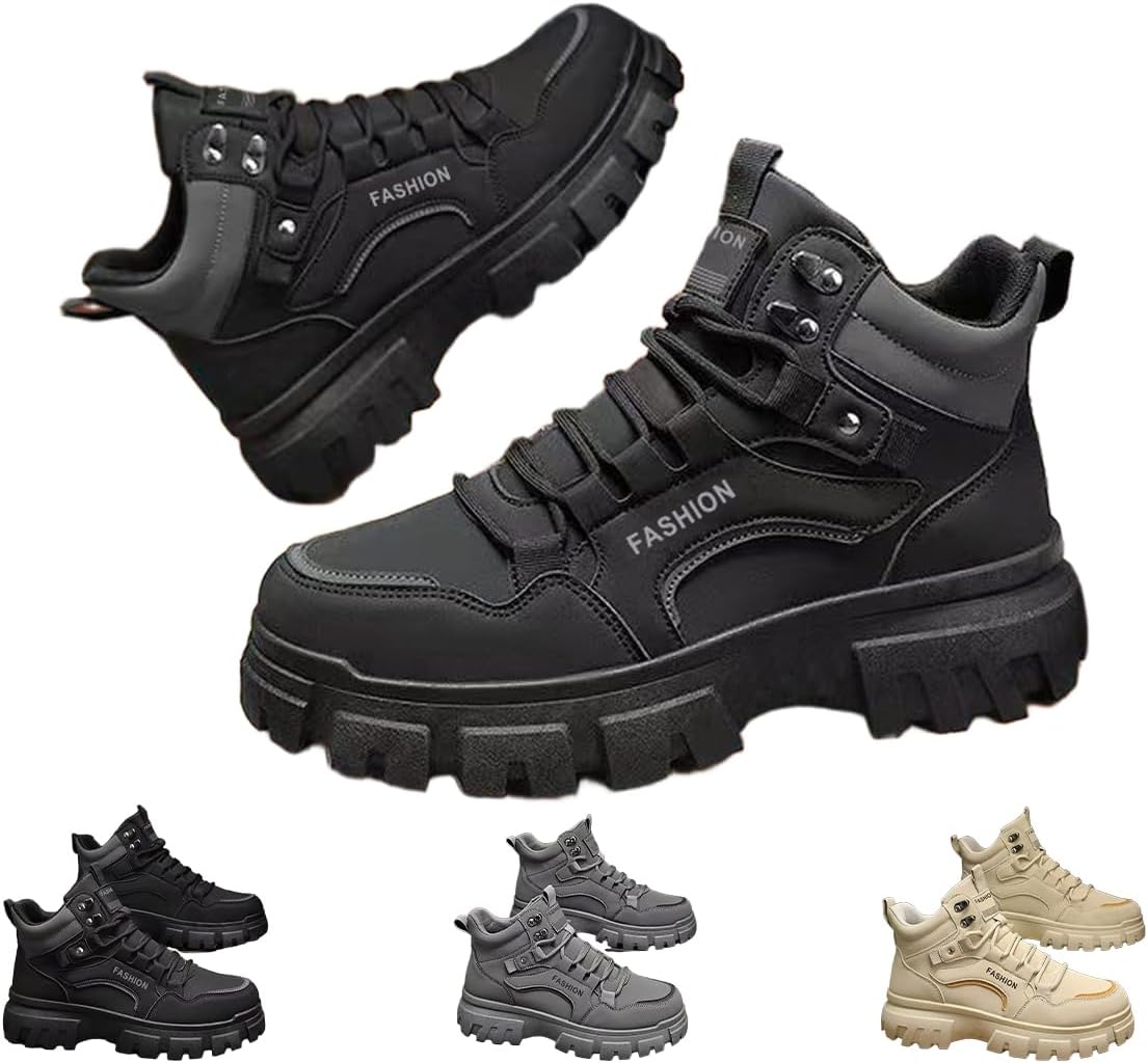 Мужские зимние снежные ботинки - повседневные и снежные кроссовки, мужские ботинки на шнуровке, противоскользящие кроссовки, водонепроницаемая обувь для ходьбы в холодную погоду Generic, черный
Мужские зимние снежные ботинки - повседневные и снежные кроссовки, мужские ботинки на шнуровке, противоскользящие кроссовки, водонепроницаемая обувь для ходьбы в холодную погоду Generic, черный