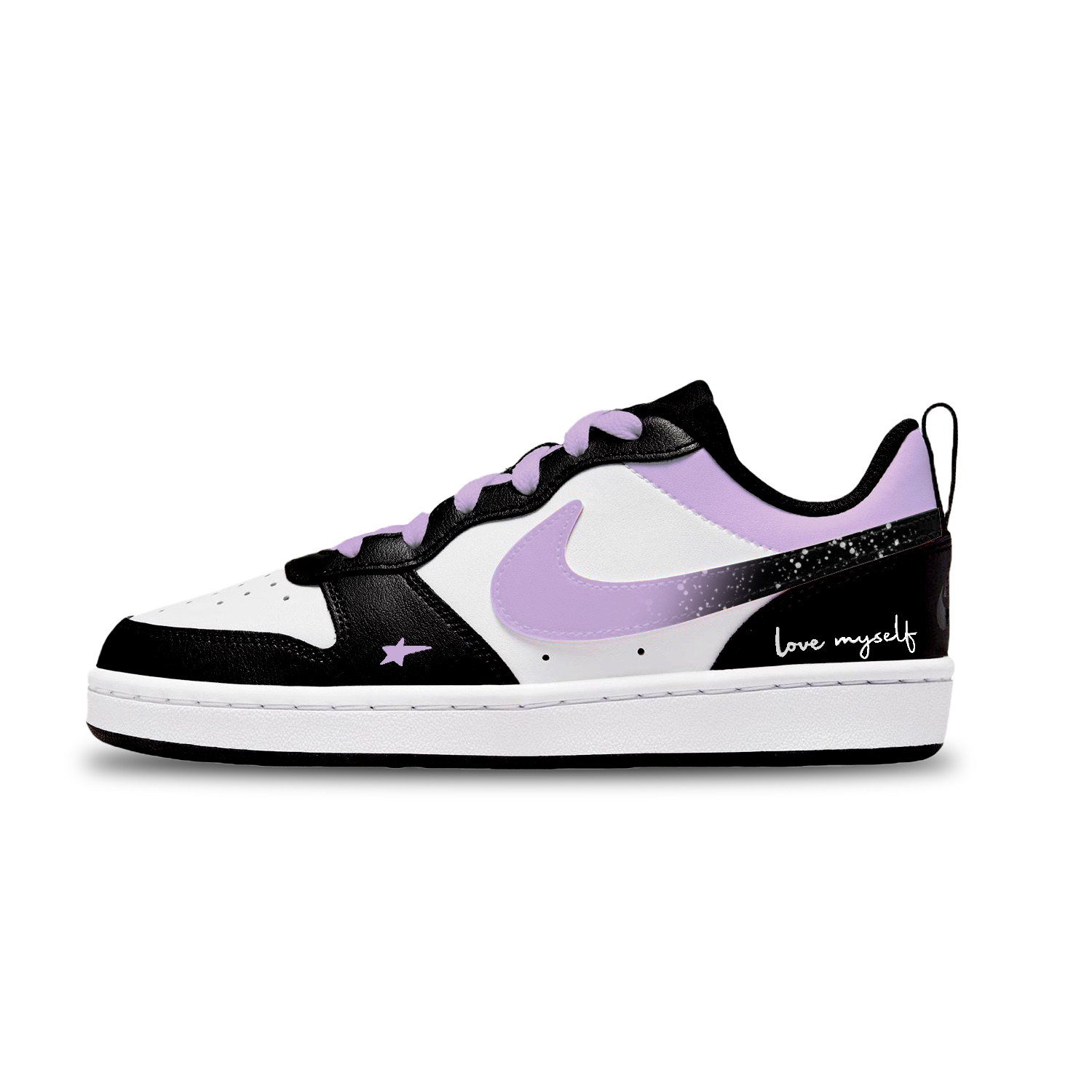 Nike Court Borough Dwarf Star Purple Gradient низкие детские скейтбординговые кроссовки Purple Gradient unisex
Nike Court Borough Dwarf Star Purple Gradient низкие детские скейтбординговые кроссовки Purple Gradient unisex