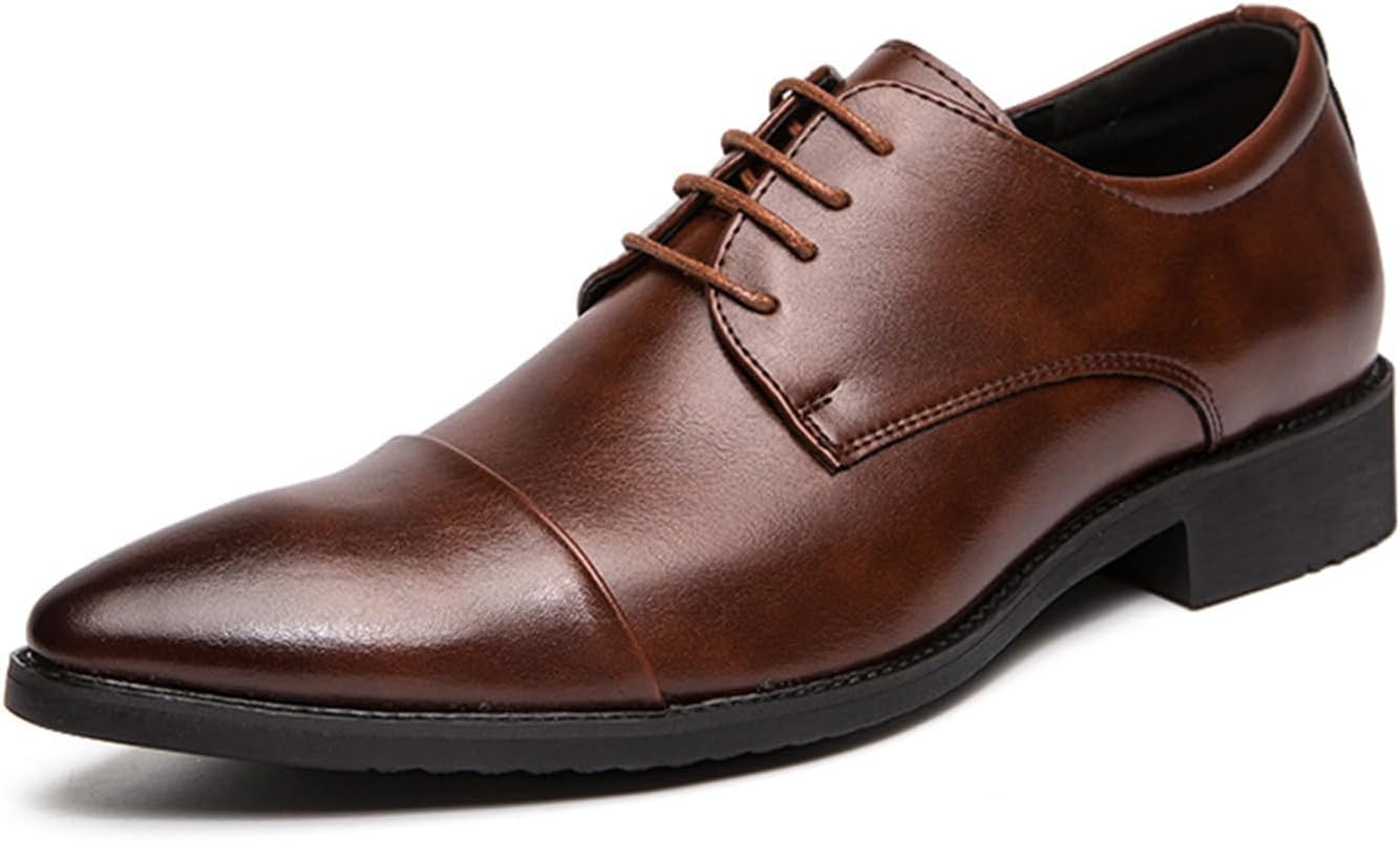 Мужские повседневные туфли на шнуровке KYOESCAI, удобные оксфорды, формальные деловые дерби для мужчин, коричневый
Мужские повседневные туфли на шнуровке KYOESCAI, удобные оксфорды, формальные деловые дерби для мужчин, коричневый