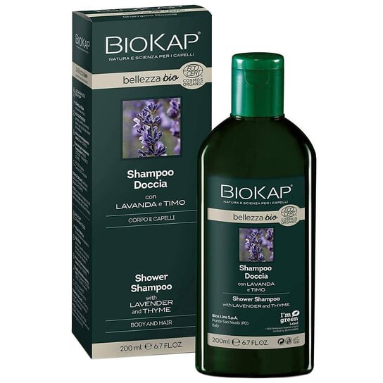 Биокап, Bellezza BIO, Гель и шампунь с лавандой и чабрецом 2в1, 200 мл, Biokap
Биокап, Bellezza BIO, Гель и шампунь с лавандой и чабрецом 2в1, 200 мл, Biokap