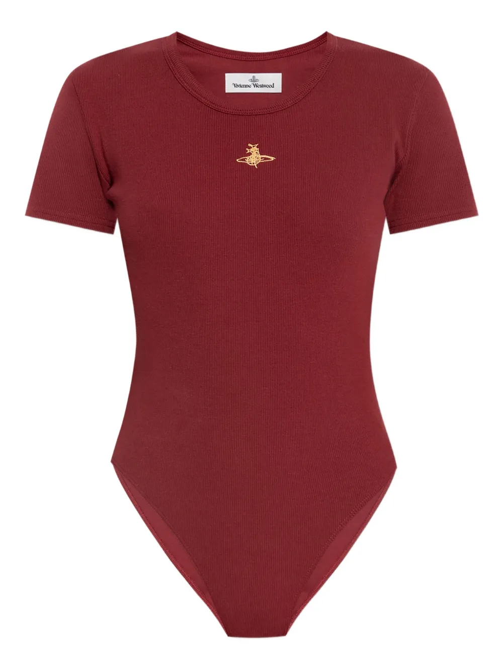 Боди в рубчик с декором Orb Vivienne Westwood, красный
Боди в рубчик с декором Orb Vivienne Westwood, красный
