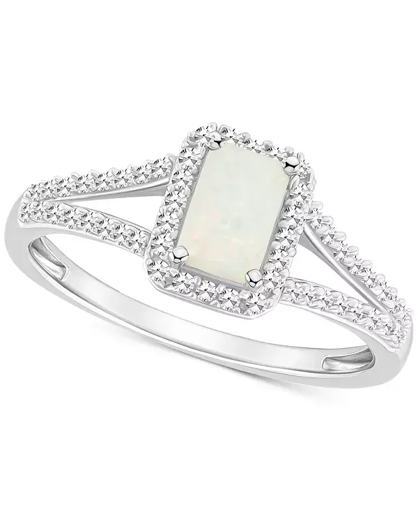 Кольцо с аквамарином (1/2 карата tw) и бриллиантом (1/4 карата tw) из стерлингового серебра (также из опала) Macy'S, opal
Кольцо с аквамарином (1/2 карата tw) и бриллиантом (1/4 карата tw) из стерлингового серебра (также из опала) Macy'S, opal