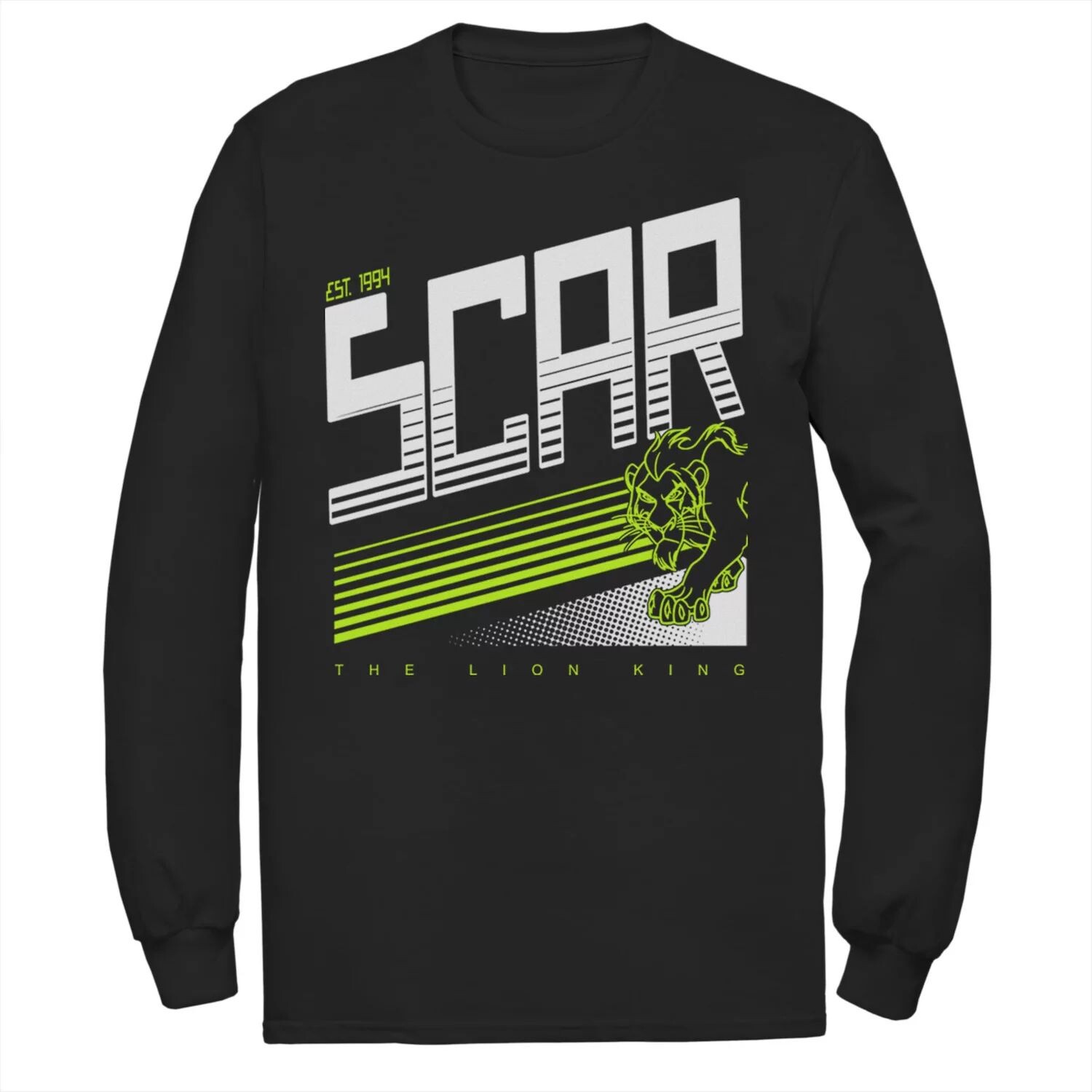 Мужская футболка Disney's The Lion King Scar Outline с длинными рукавами
Мужская футболка Disney's The Lion King Scar Outline с длинными рукавами