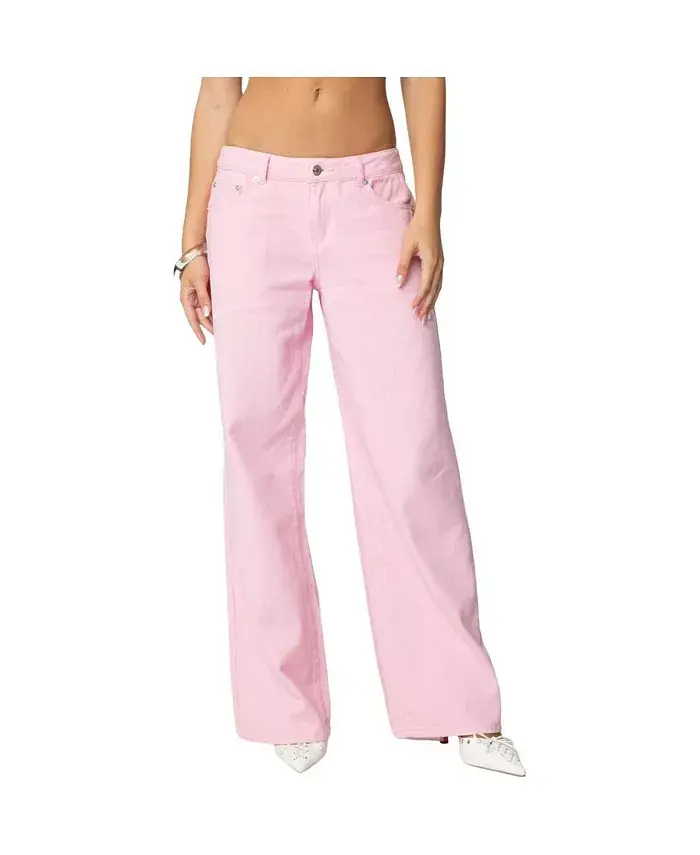 Женские джинсы Roman с низкой посадкой и свободным кроем Edikted, розовый
Женские джинсы Roman с низкой посадкой и свободным кроем Edikted, розовый